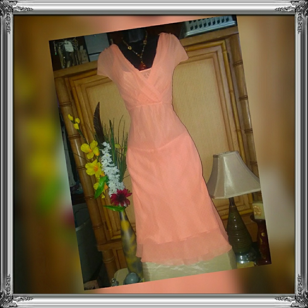 🌻Ultra Feminine 100% Silk Day Dress.🌻